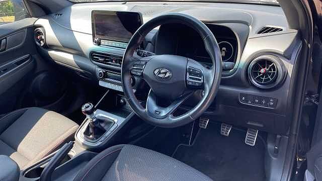 Hyundai KONA 1.0 T-GDi MHEV N Line SUV 5dr Petrol Hybrid Manual Euro 6 (s/s) (120 ps) Black