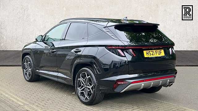 Hyundai TUCSON 1.6 T-GDi MHEV N Line SUV 5dr Petrol Hybrid DCT Euro 6 (s/s) (150 ps) Black