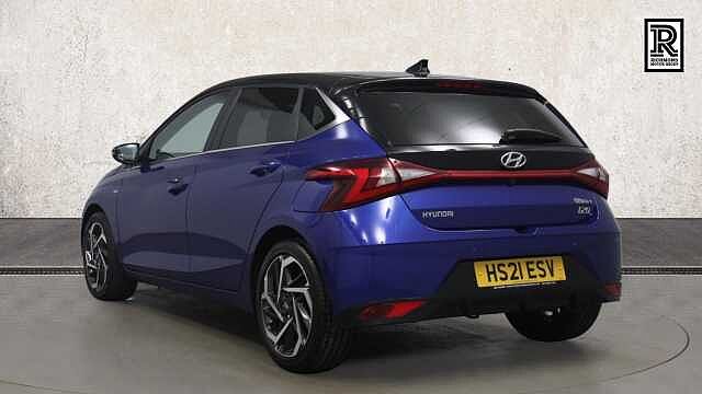 Hyundai I20 1.0 T-GDi Tech Line Hatchback 5dr Petrol DCT Euro 6 (s/s) (90 ps) Blue