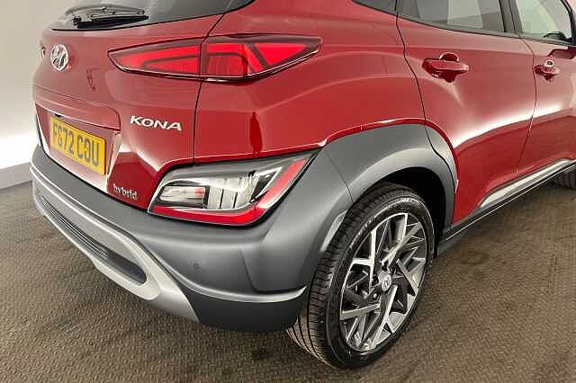 Hyundai KONA 1.6 GDi Hybrid Ultimate 5dr DCT Pulse Red