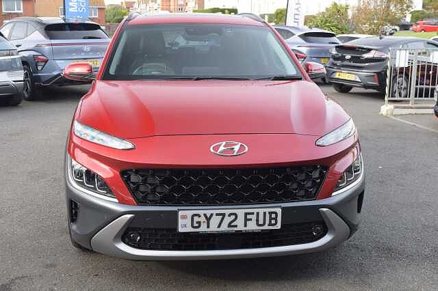 Hyundai KONA 1.6 GDi Hybrid Ultimate 5dr DCT Red