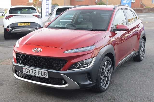 Hyundai KONA 1.6 GDi Hybrid Ultimate 5dr DCT Red