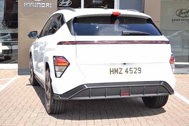 Hyundai KONA ELECTRIC 65KWH N LINE AUTO, EX DEMONSTRATOR, MINT CONDITION SAVE BIG OF MRRP Atlas White