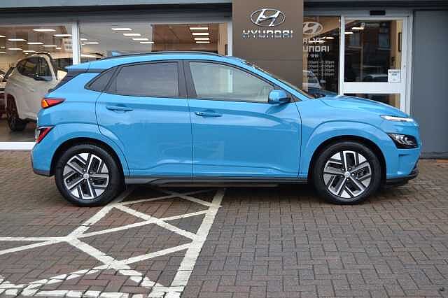 Hyundai KONA ELECTRIC 64KWH AUTO ULTIMATE, PHENOMENAL EXAMPLE WITH UP TO 5 YEAR WARRANTY Surfy Blue