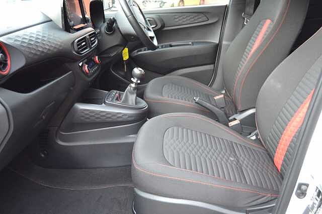 Hyundai I10 1.0 TGDI N LINE NAV, PHENOMENAL EXAMPLE OF THIS SPORTY HATCH Atlas White
