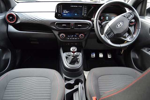 Hyundai I10 1.0 TGDI N LINE NAV, PHENOMENAL EXAMPLE OF THIS SPORTY HATCH Atlas White