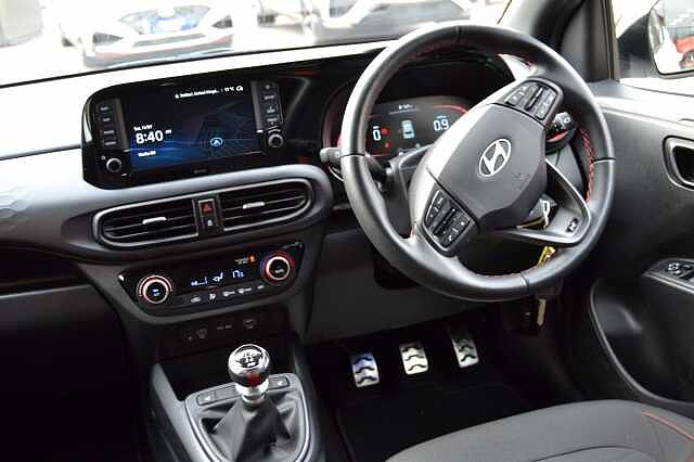 Hyundai I10 1.0 TGDI N LINE NAV, PHENOMENAL EXAMPLE OF THIS SPORTY HATCH Atlas White