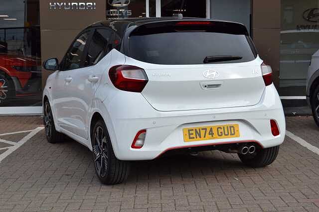 Hyundai I10 1.0 TGDI N LINE NAV, PHENOMENAL EXAMPLE OF THIS SPORTY HATCH Atlas White
