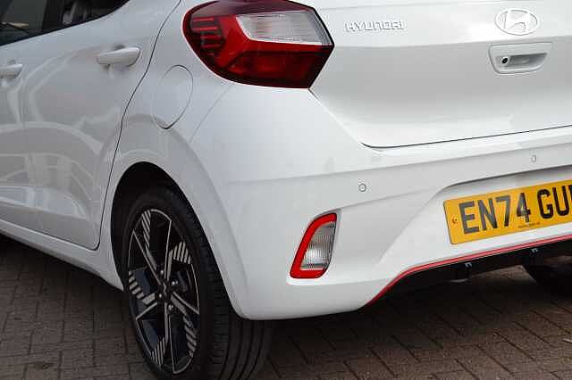 Hyundai I10 1.0 TGDI N LINE NAV, PHENOMENAL EXAMPLE OF THIS SPORTY HATCH Atlas White