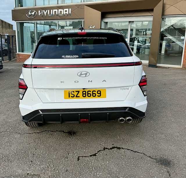 Hyundai KONA HATCHBACK 1.6 Hybrid 129 N Line 5dr DCT White