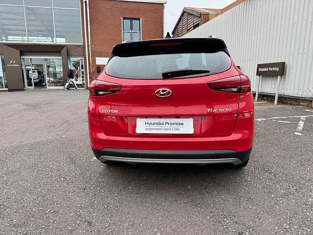 Hyundai TUCSON 1.6 CRDi 48V MHD 136 N Line 5dr 2WD DCT Red
