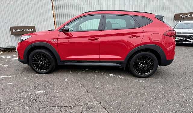 Hyundai TUCSON 1.6 CRDi 48V MHD 136 N Line 5dr 2WD DCT Red