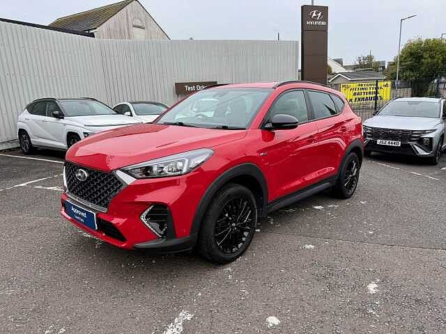 Hyundai TUCSON 1.6 CRDi 48V MHD 136 N Line 5dr 2WD DCT Red