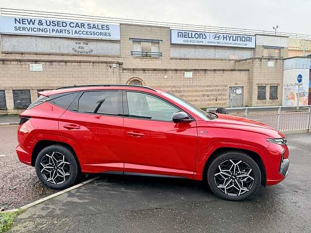 Hyundai TUCSON 1.6 TGDi Hybrid 230 N Line 5dr 2WD Auto Red