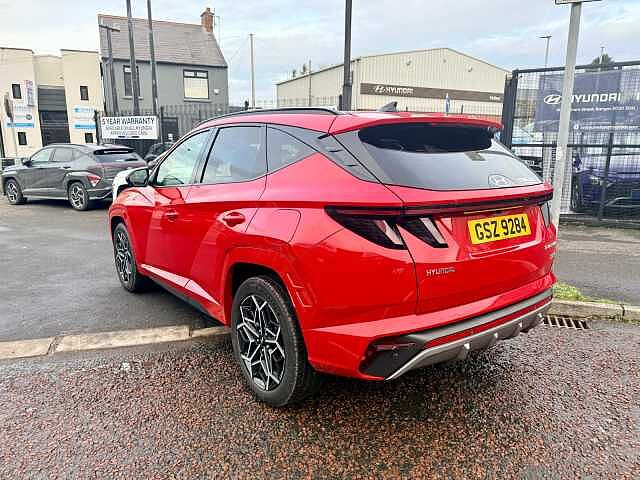 Hyundai TUCSON 1.6 TGDi Hybrid 230 N Line 5dr 2WD Auto Red
