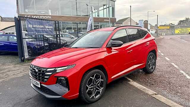 Hyundai TUCSON 1.6 TGDi Hybrid 230 N Line 5dr 2WD Auto Red