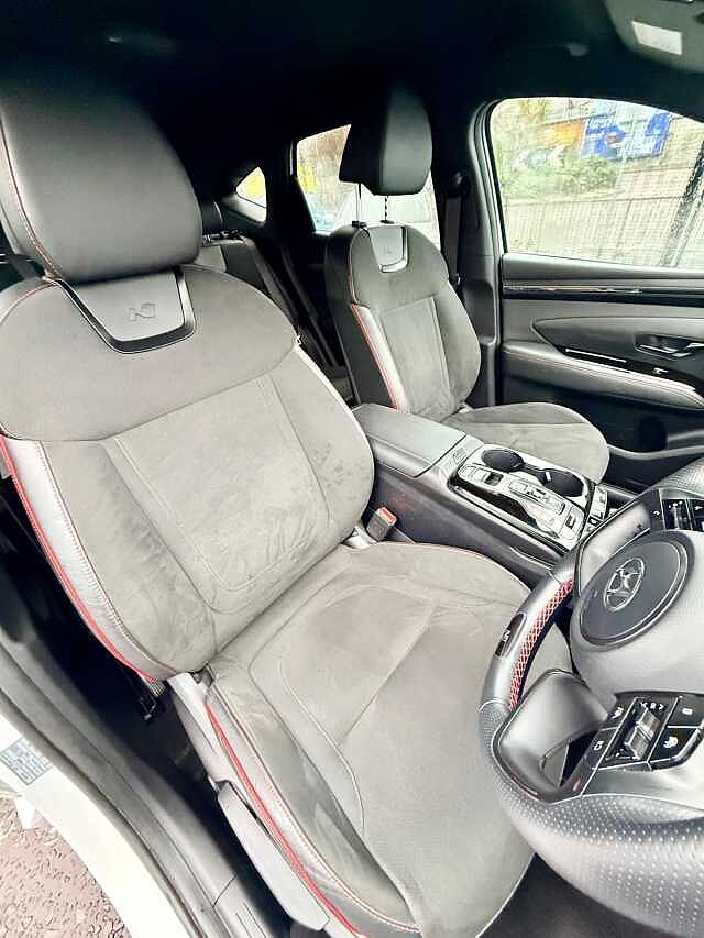 Hyundai TUCSON 1.6 TGDi Hybrid 230 N Line 5dr 2WD Auto White