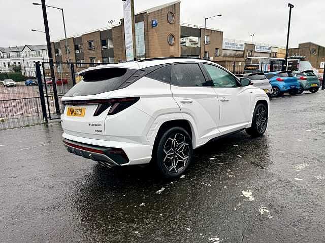 Hyundai TUCSON 1.6 TGDi Hybrid 230 N Line 5dr 2WD Auto White