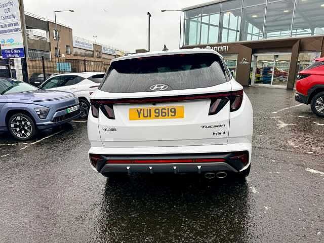 Hyundai TUCSON 1.6 TGDi Hybrid 230 N Line 5dr 2WD Auto White