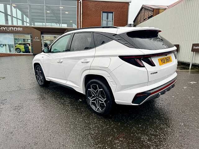 Hyundai TUCSON 1.6 TGDi Hybrid 230 N Line 5dr 2WD Auto White