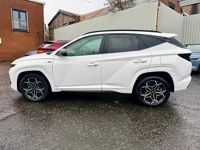 Hyundai TUCSON 1.6 TGDi Hybrid 230 N Line 5dr 2WD Auto White