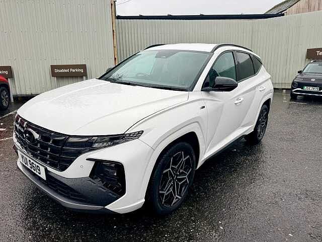Hyundai TUCSON 1.6 TGDi Hybrid 230 N Line 5dr 2WD Auto White