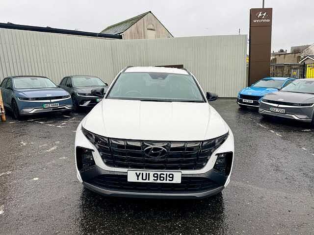 Hyundai TUCSON 1.6 TGDi Hybrid 230 N Line 5dr 2WD Auto White