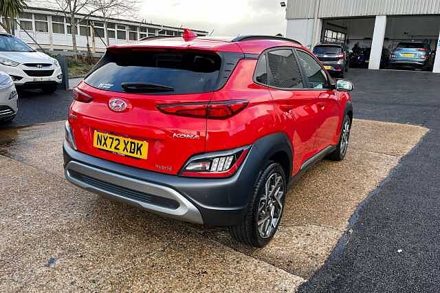 Hyundai KONA 1.6 h-GDi Premium DCT Euro 6 (s/s) 5dr Red