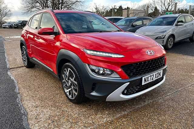 Hyundai KONA 1.6 h-GDi Premium DCT Euro 6 (s/s) 5dr Red