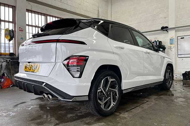 Hyundai KONA 1.6 h-GDi N Line S DCT Euro 6 (s/s) 5dr White