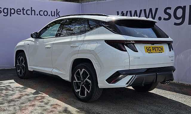 Hyundai TUCSON 1.6T 239 Hybrid N Line 5dr Auto White