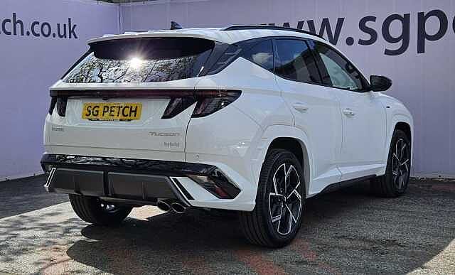 Hyundai TUCSON 1.6T 239 Hybrid N Line 5dr Auto White