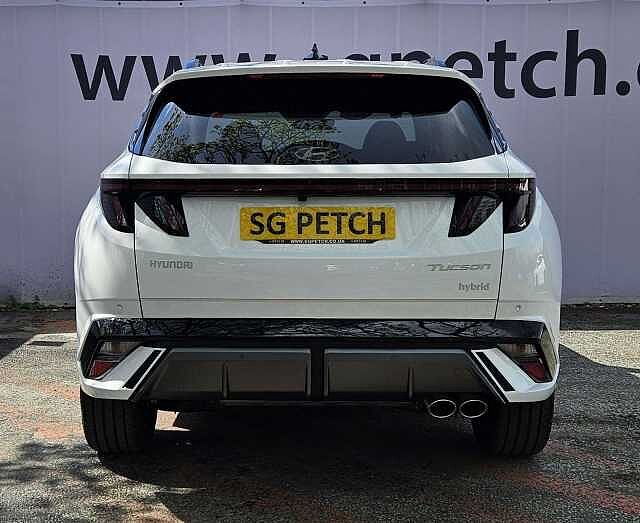 Hyundai TUCSON 1.6T 239 Hybrid N Line 5dr Auto White