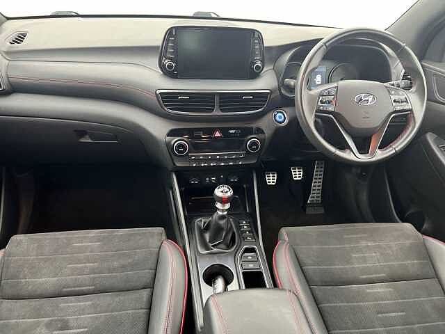 Hyundai TUCSON 1.6 TGDi 177 N Line 5dr 2WD POLAR WHITE