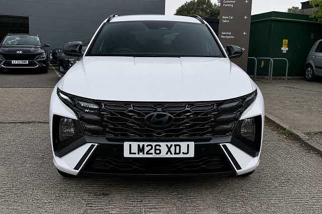 Hyundai TUCSON 1.6T Hybrid N Line 5dr Auto White