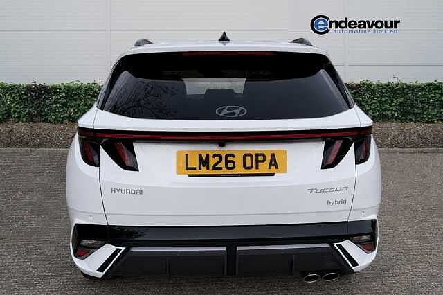 Hyundai TUCSON 1.6T Hybrid N Line 5dr Auto White