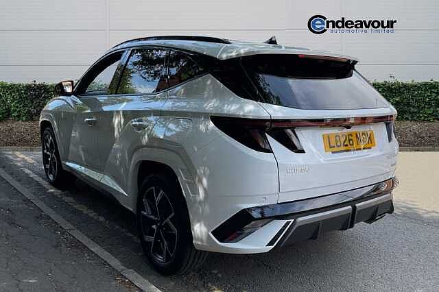 Hyundai TUCSON 1.6T 239 Hybrid N Line Edition 5dr Auto White