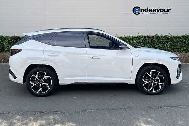 Hyundai TUCSON 1.6T 239 Hybrid N Line Edition 5dr Auto White