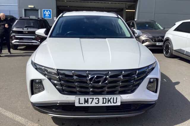 Hyundai TUCSON 1.6 TGDi Hybrid 230 Premium 5dr 2WD Auto White