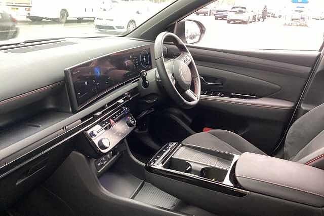 Hyundai TUCSON 1.6T Hybrid N Line S 5dr 4WD Auto White