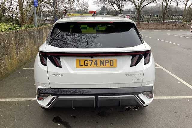 Hyundai TUCSON 1.6T Hybrid N Line S 5dr 4WD Auto White