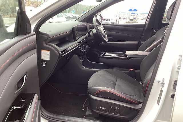 Hyundai TUCSON 1.6T Hybrid N Line S 5dr 4WD Auto White