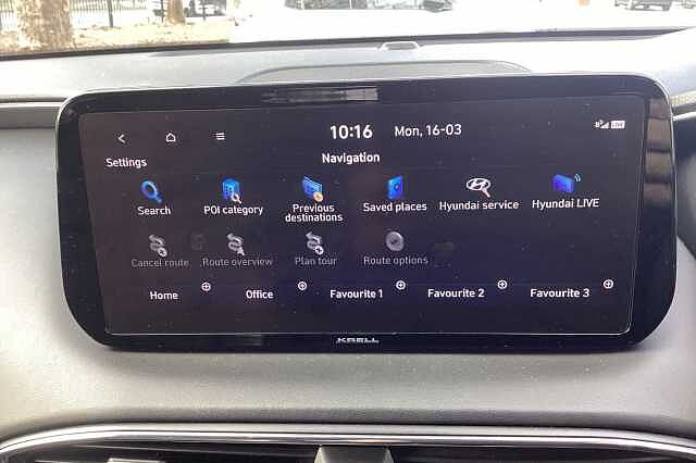 Hyundai SANTA FE 1.6 TGDi Hybrid Ultimate 5dr 4WD Auto White