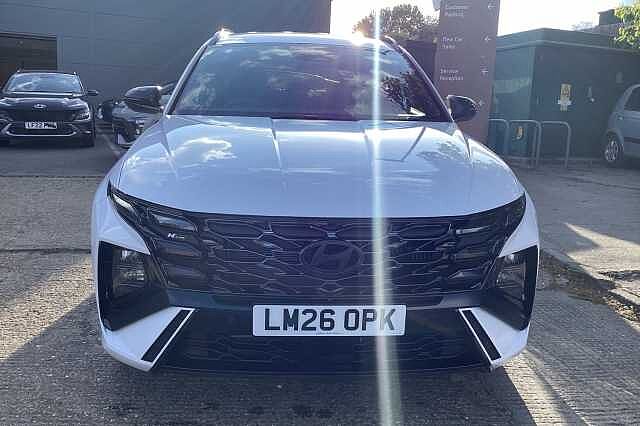 Hyundai TUCSON 1.6T Hybrid N Line 5dr Auto White