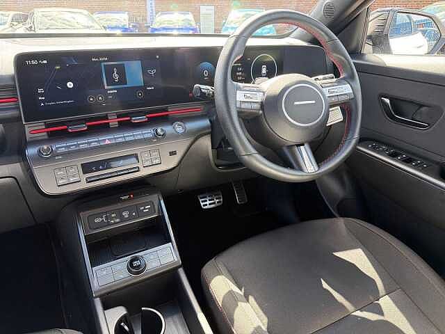 Hyundai KONA 1.6 Hybrid 129 N Line 5dr DCT lid - Atlas white
