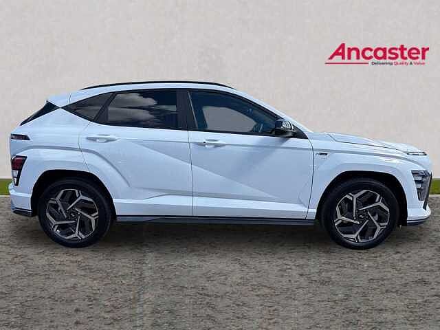 Hyundai KONA 1.6 Hybrid 129 N Line 5dr DCT lid - Atlas white