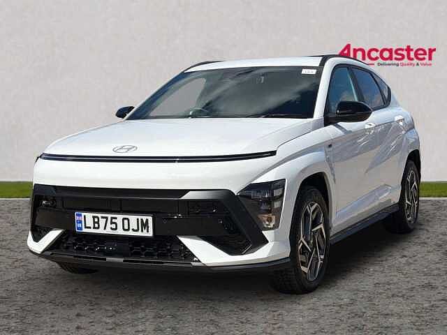 Hyundai KONA 1.6 Hybrid 129 N Line 5dr DCT lid - Atlas white