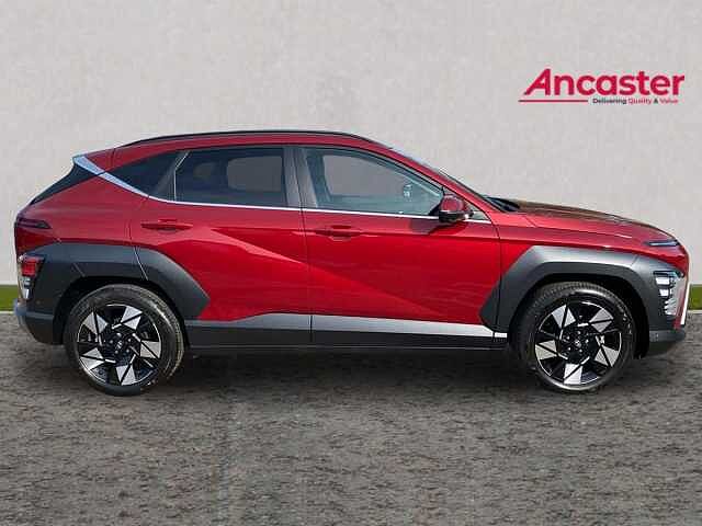 Hyundai KONA 1.6 GDi Hybrid Ultimate 5dr DCT Ultimate red