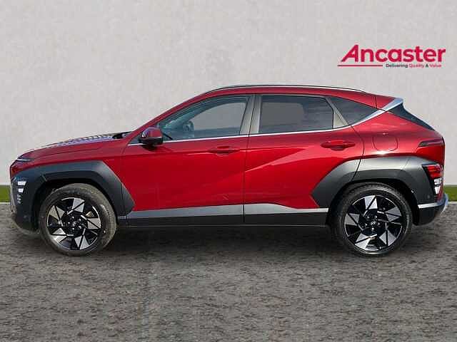 Hyundai KONA 1.6 GDi Hybrid Ultimate 5dr DCT Ultimate red
