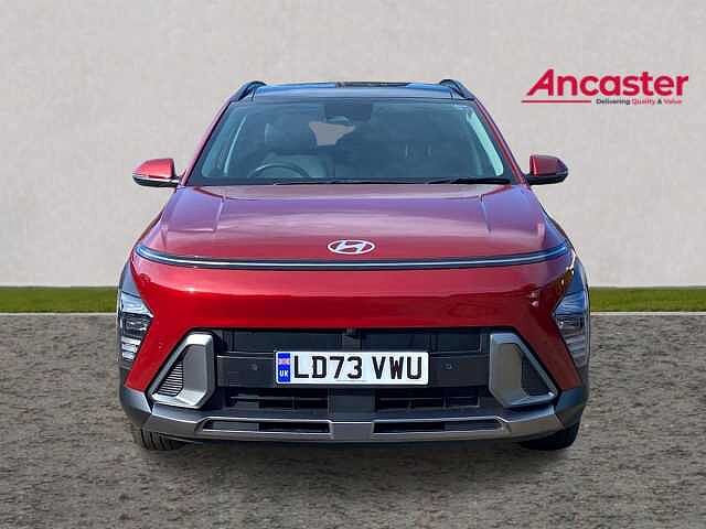 Hyundai KONA 1.6 GDi Hybrid Ultimate 5dr DCT Ultimate red